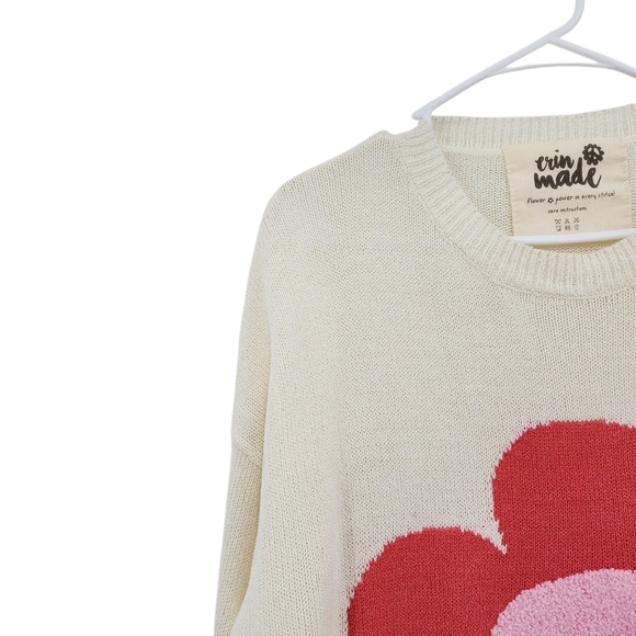 Erin Made Women's Vintage Inspired Knitted Petal Pullover - OS - Picture 3 of 8